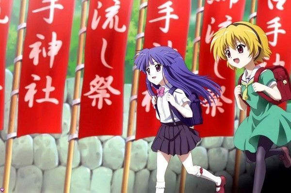 fond d'écran higurashi no naku koro ni