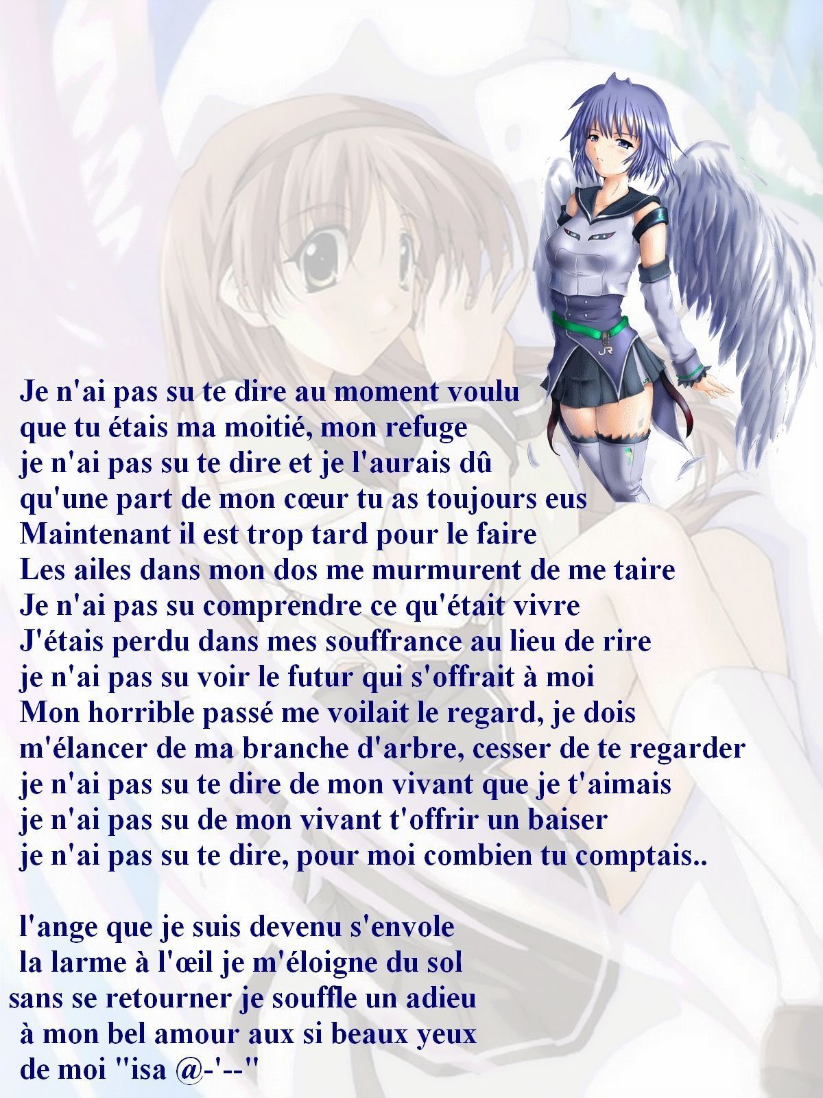 poeme de tristesse amiti